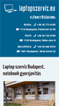 Mobile Screenshot of laptopszerviz.eu